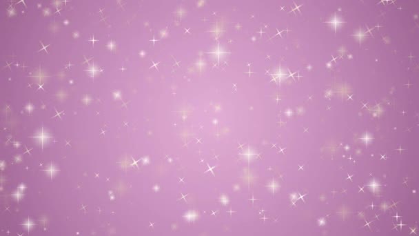 Звезды Бесшовный Узор Звезды Формы Фона Розовый — стоковое видео