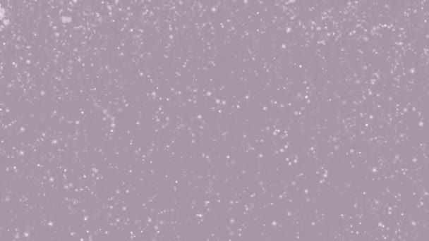 Kış Yıldızlarının Arka Planında Parlak Kar Yağışıweather Forecast — Stok video