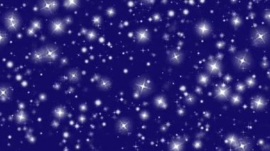 Kar taneleri kar yıldızları kar yıldızı mavi arka planda