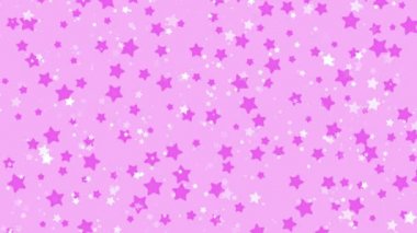 Yıldızların arkaplanı tatlı yanıp sönen yıldız şekli pürüzsüz desen