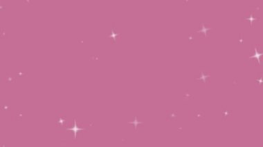Yıldızların arkaplanı tatlı yanıp sönen yıldız şekli pürüzsüz desen