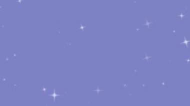 Mavi yıldızlar yanıp sönen yıldız arkaplanı