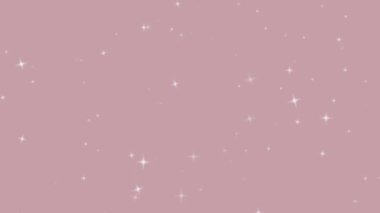 Yıldızların arkaplanı tatlı yanıp sönen yıldız şekli pürüzsüz desen