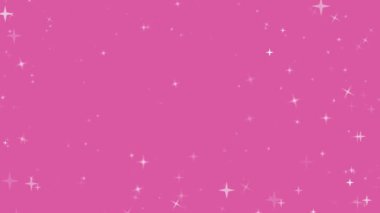 Yıldızların arkaplanı tatlı yanıp sönen yıldız şekli pürüzsüz desen