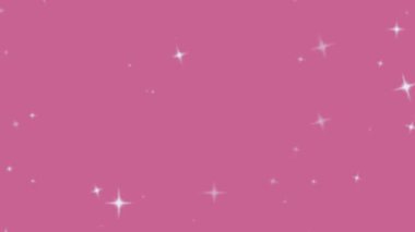 Yıldızların arkaplanı tatlı yanıp sönen yıldız şekli pürüzsüz desen