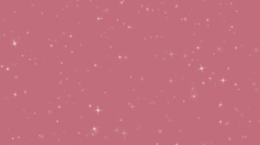 Yıldızların arkaplanı tatlı yanıp sönen yıldız şekli pürüzsüz desen