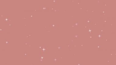 Yıldızların arkaplanı tatlı yanıp sönen yıldız şekli pürüzsüz desen