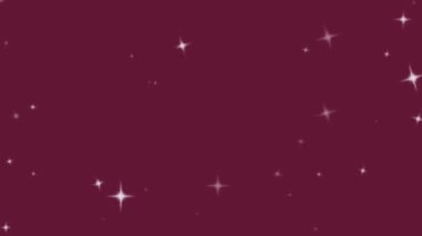 Yıldızlar yanıp sönen kırmızı parlak arkaplan
