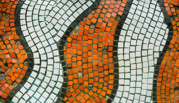 Bunte Mosaikpflaster Hintergrund Textur — Stockfoto