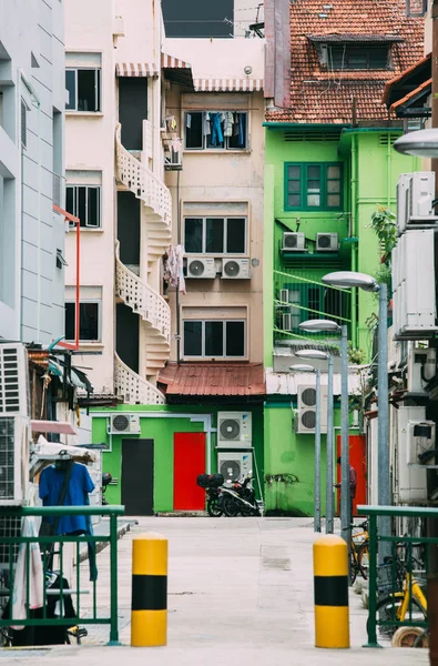Singapur-01 DIC 2018: Singapur geylang área vintage style street day view — Foto de Stock