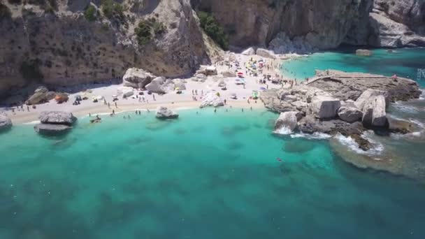 Sardegna Sardinien Italien Sommerliche Luftaufnahme Von Einer Drohne — Stockvideo