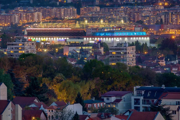 Belgrade Serbia April 2017 Stadium Football Club Vozdovac Belgrade — Stock Photo, Image