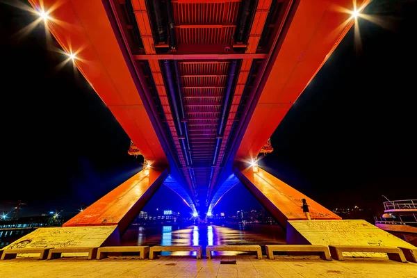 Belgrad Serbien Februar 2019 Die Gazelabrücke Serbisch Die Meisten Gazellen — Stockfoto