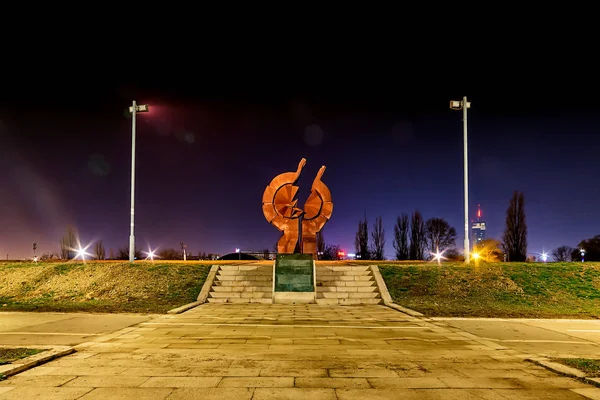 Belgrado Serbia Febrero 2019 Campo Concentración Sajmite Monumento Conmemorativo Las — Foto de Stock