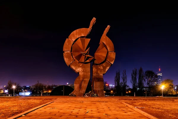 Belgrado Servië Februari 2019 Sajmiet Concentratiekamp Een Monument Ter Herdenking — Stockfoto