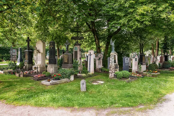 Monachium Niemcy Czerwca 2018 Widok Słynnego Zachodniego Cmentarza Monachium Niemcy — Zdjęcie stockowe
