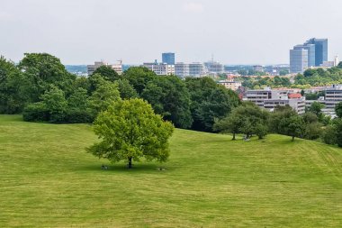 Münih, Almanya 09 Haziran 2018: Münih Park
