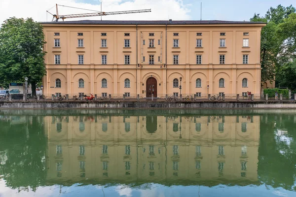 München Juni 2018 Bauen Isar Werkkanal München — Stockfoto