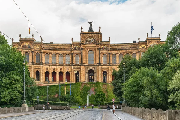 Múnich Alemania Junio 2018 Maximilianeum Parlamento Del Estado Bávaro —  Fotos de Stock