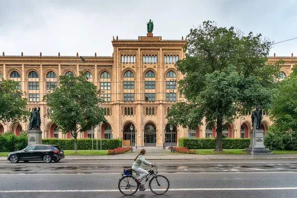 Munich Alemania Junio 2018 Edificios Urbanos Calle Maximilianstrasse Ciudad Munich —  Fotos de Stock