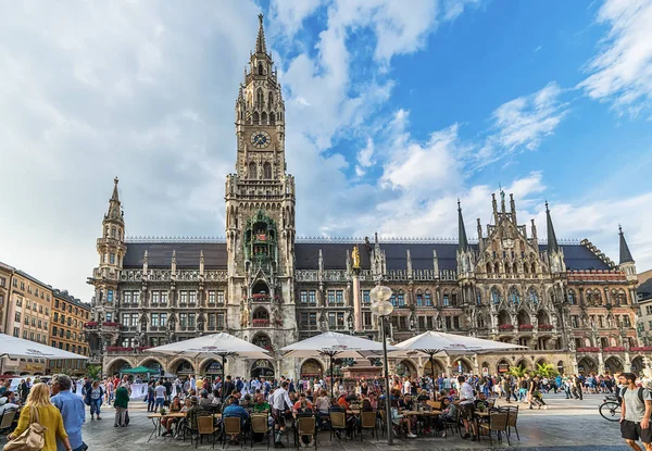 Munich Germany June 2018 New Town Hall Marienplatz Square Munich — Stock Photo, Image