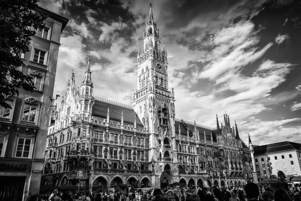 Munich Germany June 2018 New Town Hall Marienplatz Square Munich — Stock Photo, Image