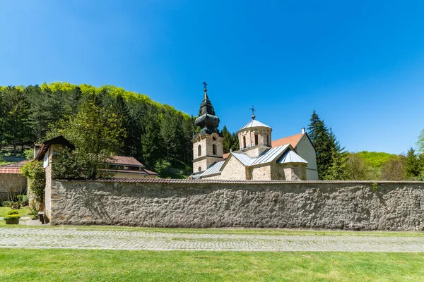 Лоніца Сербія Квітня 2019 Троноса Монастир Сербська Манайол Троноа Сербський — стокове фото