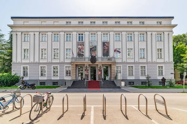 Novi Sad Sırbistan Haziran 2019 Matica Srpska Galerisi Ulusal Müze — Stok fotoğraf