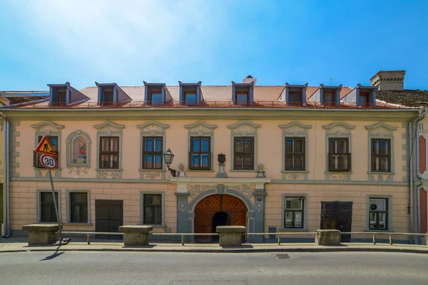 Novi Sad Serbien Juni 2019 Gata Gamla Delen Petrovaradin City — Stockfoto