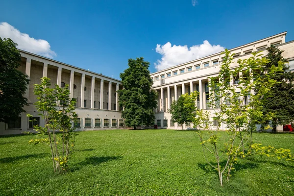 Νόβι Σαντ Σερβία Ιουνίου 2019 Κτίριο Επαρχιακής Κυβέρνησης Στο Κέντρο — Φωτογραφία Αρχείου