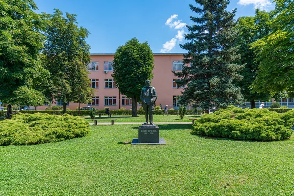 Loznica Sérvia Julho 2019 Parque Escolar Kolski Park Sérvio Praça — Fotografia de Stock