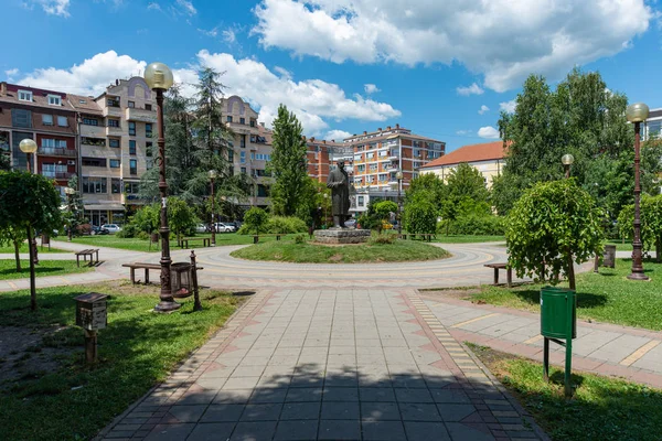 Loznica Serbia July 2019 School Park Kolski Park Serbian Jovan — Stock Photo, Image