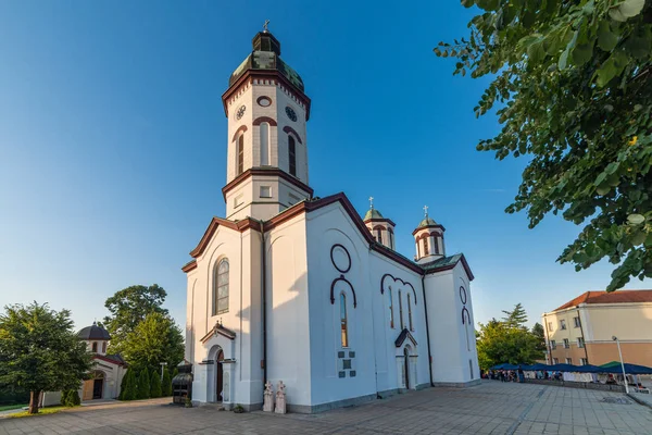 Loznica Serbia Lipca 2019 Kościół Całun Świętej Matki Serbskiej Crkva — Zdjęcie stockowe