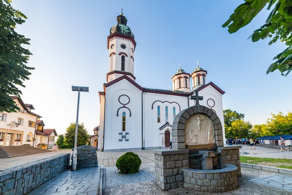 Loznica Serbia Lipca 2019 Kościół Całun Świętej Matki Serbski Crkva — Zdjęcie stockowe