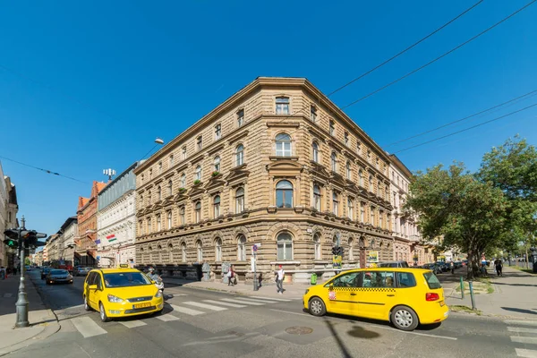 Budapest Hungría Octubre 2019 Andrassy Avenue Húngaro Andrssy Bulevar Budapest —  Fotos de Stock