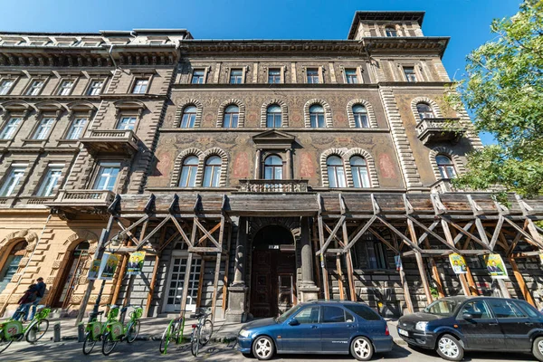 Будапешт Венгрия Октября 2019 Года Будапештские Улицы Красивые Здания Andrassy — стоковое фото