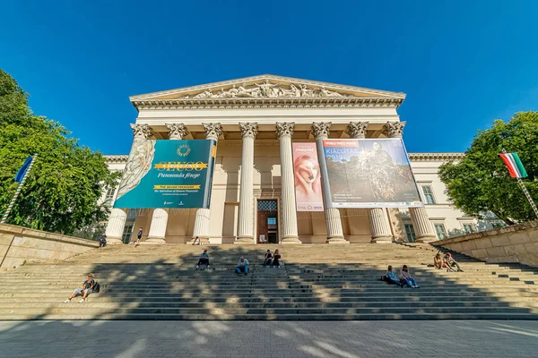 Budapeşte Macaristan Ekim 2019 Macaristan Ulusal Müzesi Macarca Magyar Nemzeti — Stok fotoğraf