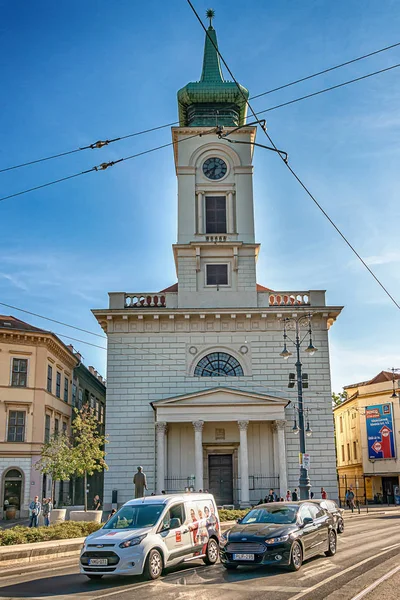 Будапешт Венгрия Октября 2019 Года Протестантская Реформатская Кальвинистская Церковь Площади — стоковое фото
