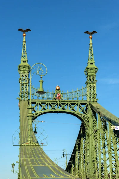 Budapest Hungary October 2019 Liberty Bridge Budapest Hungary — Stock Photo, Image