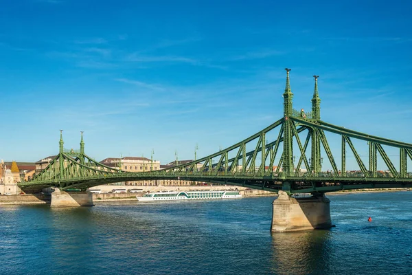 Budapest Hungary October 2019 Liberty Bridge Budapest Hungary — Stock Photo, Image