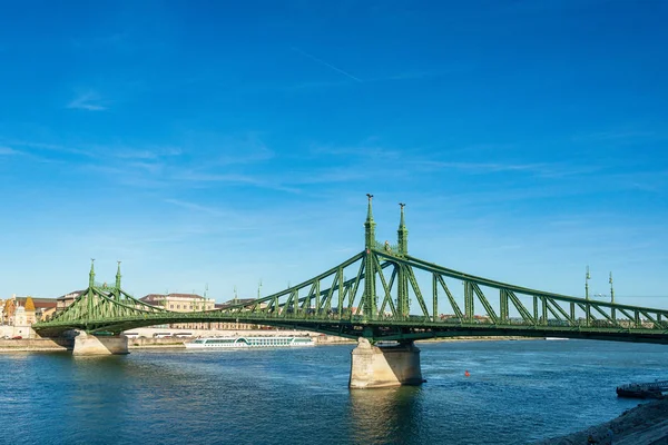 Будапешт Венгрия Октября 2019 Года Мост Свободы Будапеште Венгрия — стоковое фото