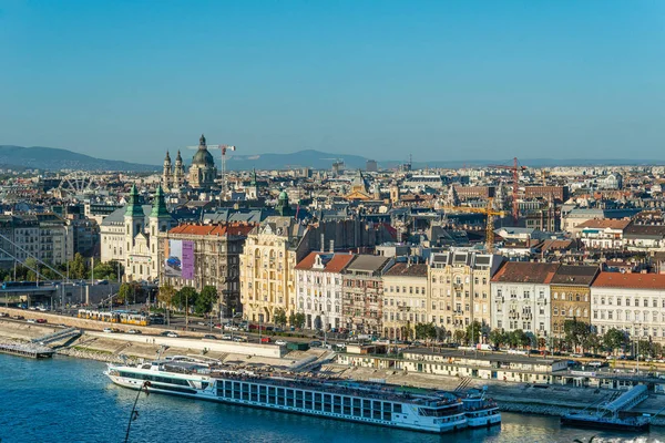 Budapest Hungría Octubre 2019 Vista Panorámica Ciudad Capital Húngara Budapest — Foto de Stock