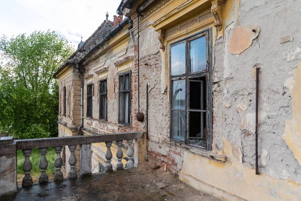 Eine Verlassene Villa Verlassene Alte Burg — Stockfoto