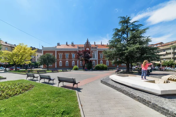 Vrsac Szerbia 2020 Június Vrsac Városháza Szerb Zgrada Opstine Vrsac — Stock Fotó