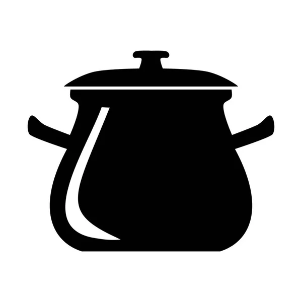 Cooking Pot Vector Icon Icon Can Used Example Logo — Stock Vector