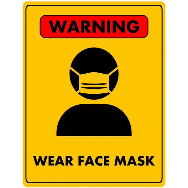 安全標識だ 保護標識だ コロナウイルスの安全対策と注意事項警告標識 自分や他人を守る方法 — ストックベクタ