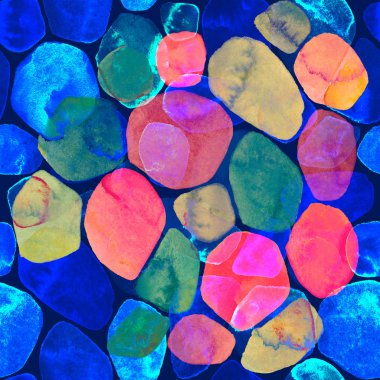 Renk suluboya lekeleri deseni. Boşanma, doku, izole noktalar, arka plan