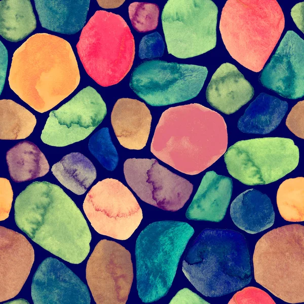 Візерунок кольорових акварельних плям. Розлучення, текстура, ізольовані плями, фон — стокове фото