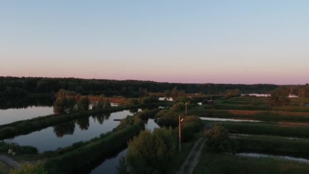 Panorama Rybníka Lese — Stock video