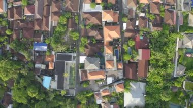 Bali şehrinüst görünümü